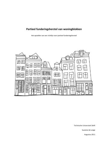 Partieel funderingsherstel van woningblokken - KCAF