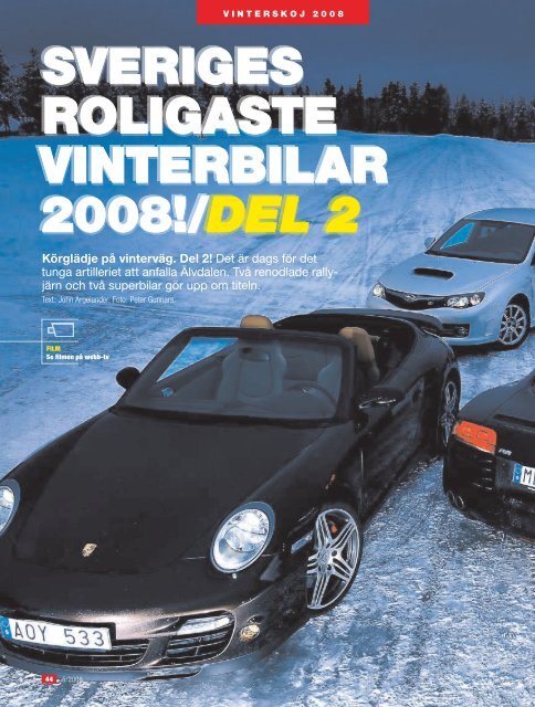 SVERIGES ROLIGASTE VINTERBILAR 2008!/DEL 2 ... - BestGrip