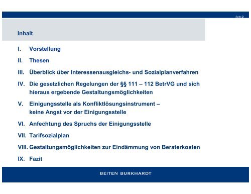 IV. Die gesetzlichen Regelungen der §§ 111 – 112 BetrVG und sich ...