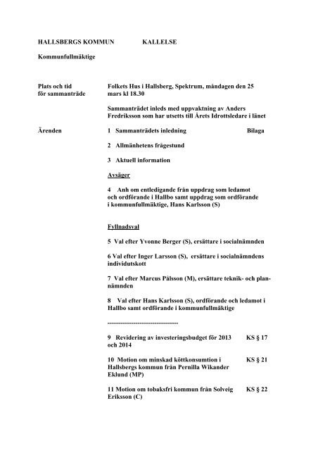 KF 2013-03-25.pdf - Hallsbergs kommun