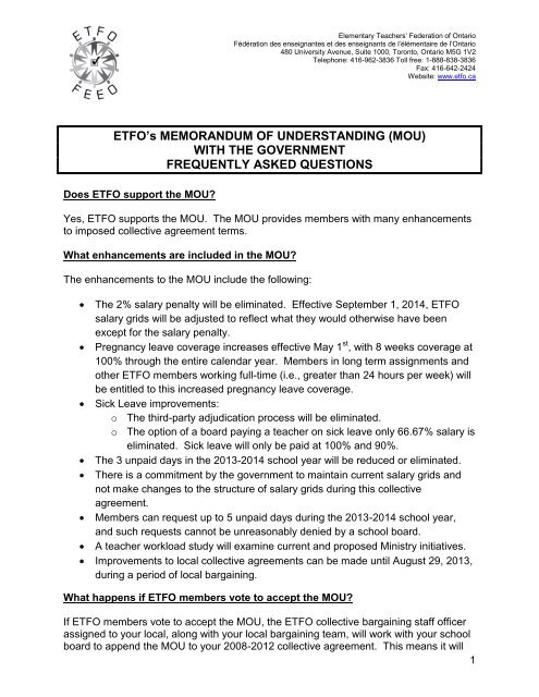 Memo template - Control Your Future