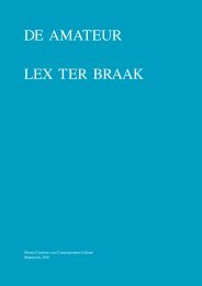 DE AMATEUR LEX TER BRAAK - Marres