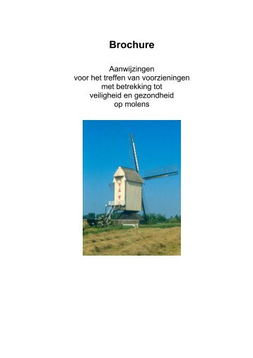 Molenbrochure - Monumentenwacht Nederland