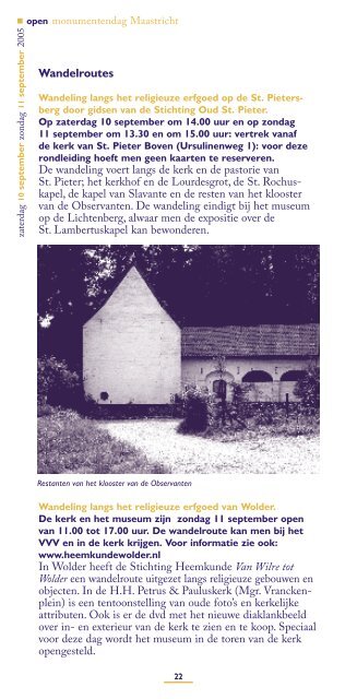 monumentengids 2005 v. pdf.indd - Stichting Oud Sint Pieter