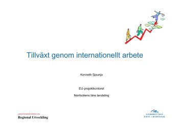 Regional Utveckling - Reglab Sverige