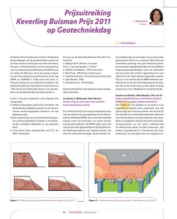 Uitreiking Keverling Buisman Prijs 2011 - GeoTechniek