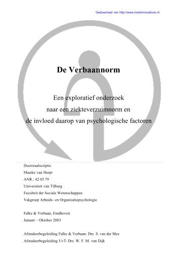 De Verbaannorm - Een exploratief onderzoek.pdf - Track Innovations