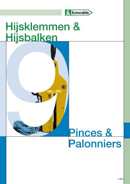 Hijsklemmen & Hijsbalken Pinces & Palonniers - Eurocable