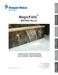 MagicFalls - Pentair Pool Europe