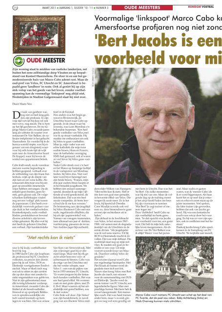 Seizoen 2010/2011 nummer 3 - Rondom Voetbal