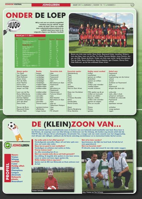 Seizoen 2010/2011 nummer 3 - Rondom Voetbal