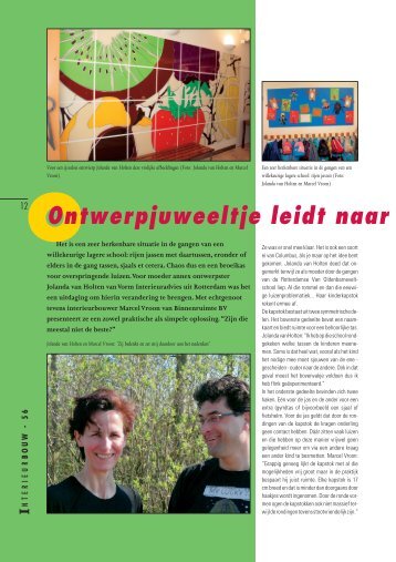 Interview met Binnenruimte in Interieurbouw - Schoolkapstok.nl