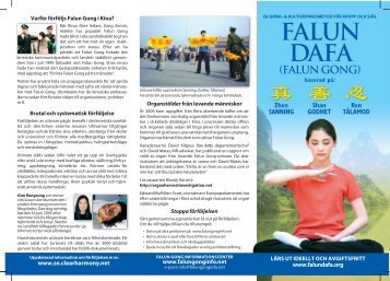 (FALUN GONG) - Falun Dafa in Europe