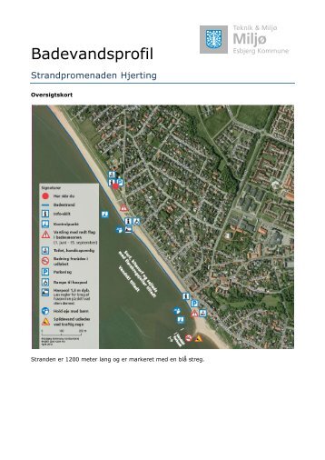 Se kort og Badevandsprofil (PDF) - Esbjerg Kommune
