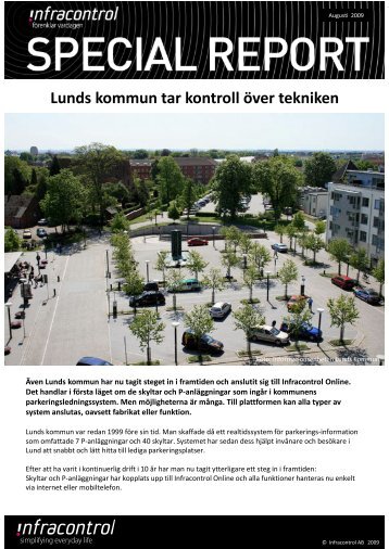 (Microsoft PowerPoint - Nyhetsblad - Lunds kommun ... - Infracontrol