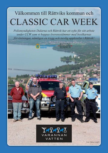 Välkommen till Rättviks kommun och Classic Car Week