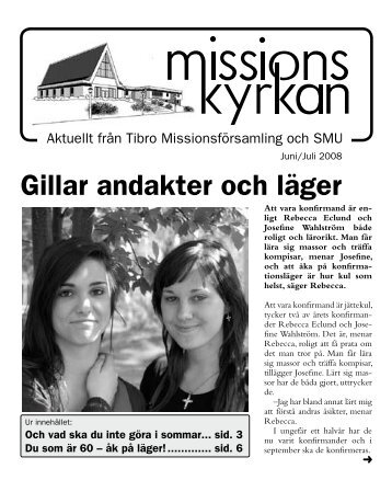 Gillar andakter och läger - Missionskyrkan Tibro