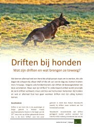 Driften bij honden - Liesbet De Graef.pdf - despeurhond.nl