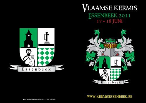 Vlaamse Kermis Essenbeek - Sponsorboekje 2011
