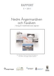 Nedre Ångermanälven och Faxälven