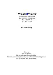 Waste2Water - Prodana