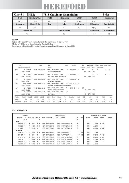 07_Tjurkatalog 2012, hel katalog.pdf - Auktionsförrättare Håkan ...