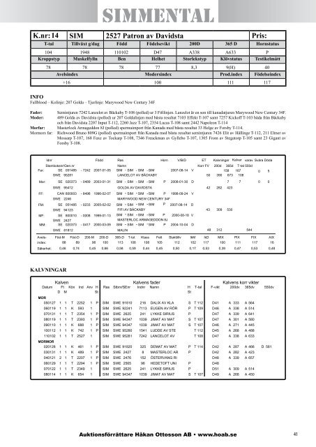 07_Tjurkatalog 2012, hel katalog.pdf - Auktionsförrättare Håkan ...