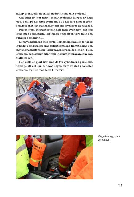 Räddning vid trafikolycka — personbil - MSB - Myndigheten för ...