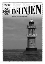 Enslinjen 2008 - Ekenäs Navigationsklubb rf