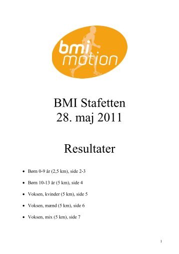 BMI Stafetten