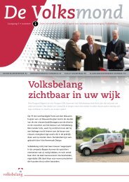 Volksbelang zichtbaar in uw wijk - Volksbelang Helmond