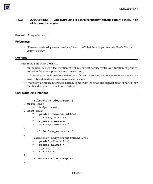 UDECURRENT 1.1.23 UDECURR