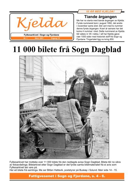Kjelda nr. 1 2001 - Fylkesarkivet i Sogn og Fjordane