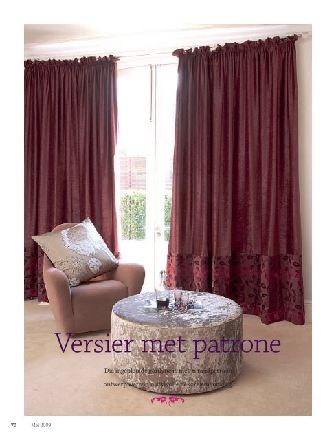 venster versierings - Curtain Call Interiors