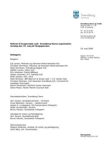 Svendborg Kommune - PolitikerWeb