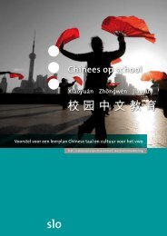 Chinees op school: voorstel voor een leerplan Chinese taal en ... - Slo