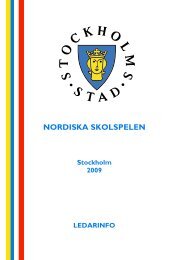 NORDISKA SKOLSPELEN