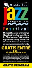 GRATIS ENTRÉ - Middelfart Jazz Fezztival