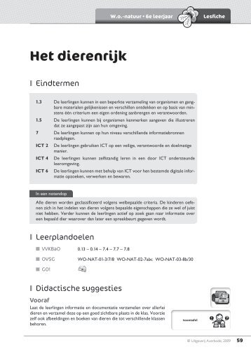 Het dierenrijk - Averbode