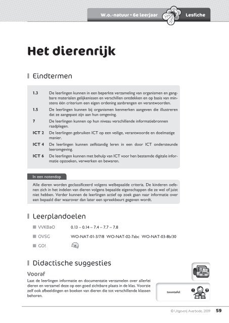 Het dierenrijk - Averbode