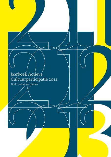 Jaarboek Actieve Cultuurparticipatie 2012 - Fonds voor ...