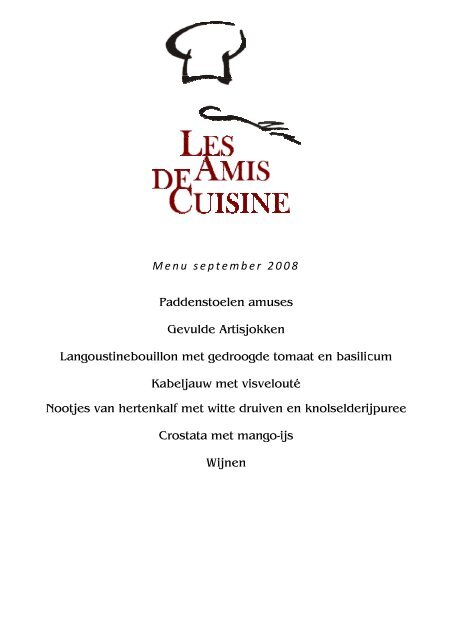 menu september 2008