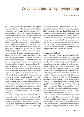 De bombardementen op Trompenberg - Albertus Perk