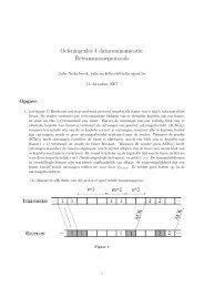 Oefeningenles 4 datacommunicatie: Retransmissieprotocols