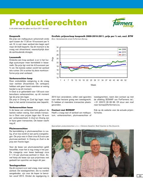 Voorlichtingsblad van ForFarmers JUNI 2011 jaargang 35