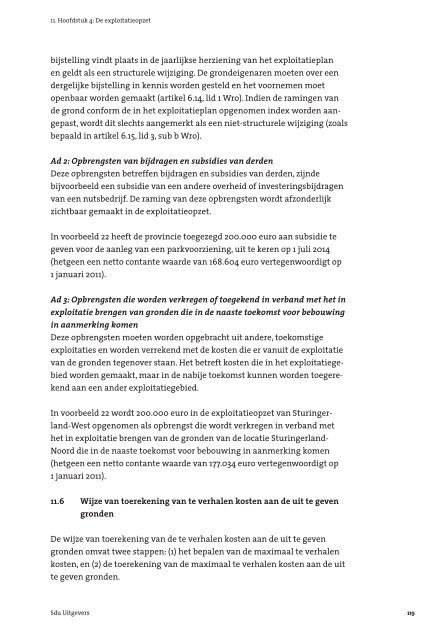 Handleiding exploitatieplan - Vereniging van Grondbedrijven