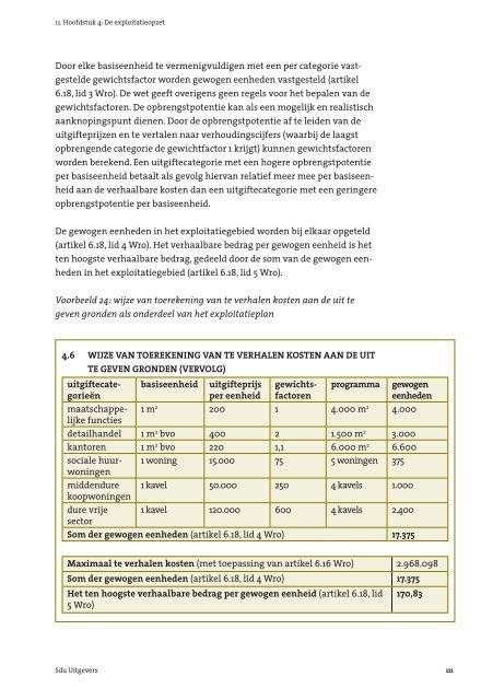 Handleiding exploitatieplan - Vereniging van Grondbedrijven