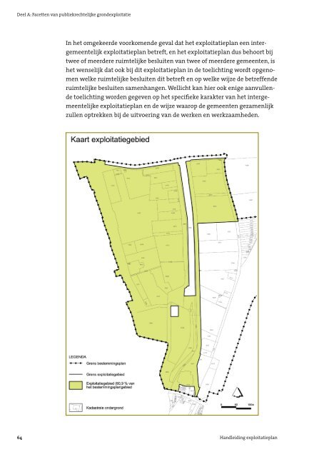 Handleiding exploitatieplan - Vereniging van Grondbedrijven