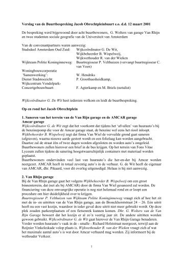 Buurtschouw Jacob Obrechtbuurt e - Wijkcentrum Vondelpark ...