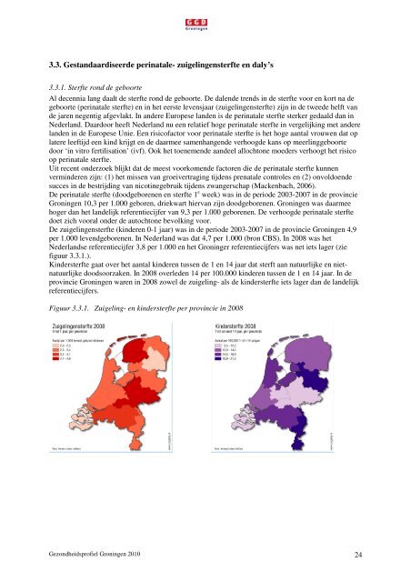 Gezondheidsprofiel Groningen 2010 - GGD Groningen